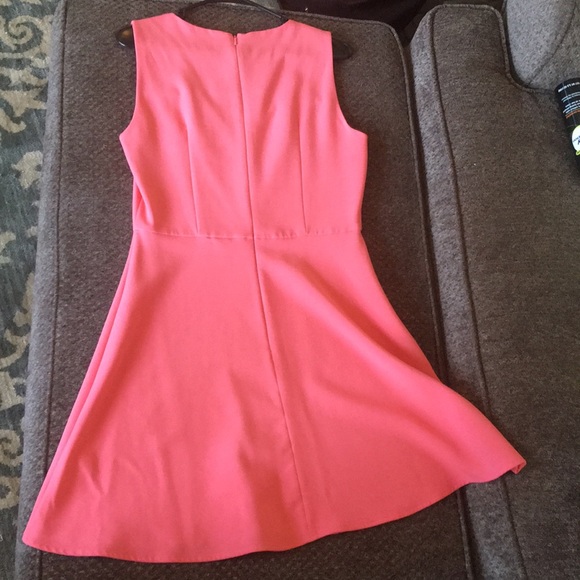 French Connection Coral Pink Dress - Picture 3 of 6